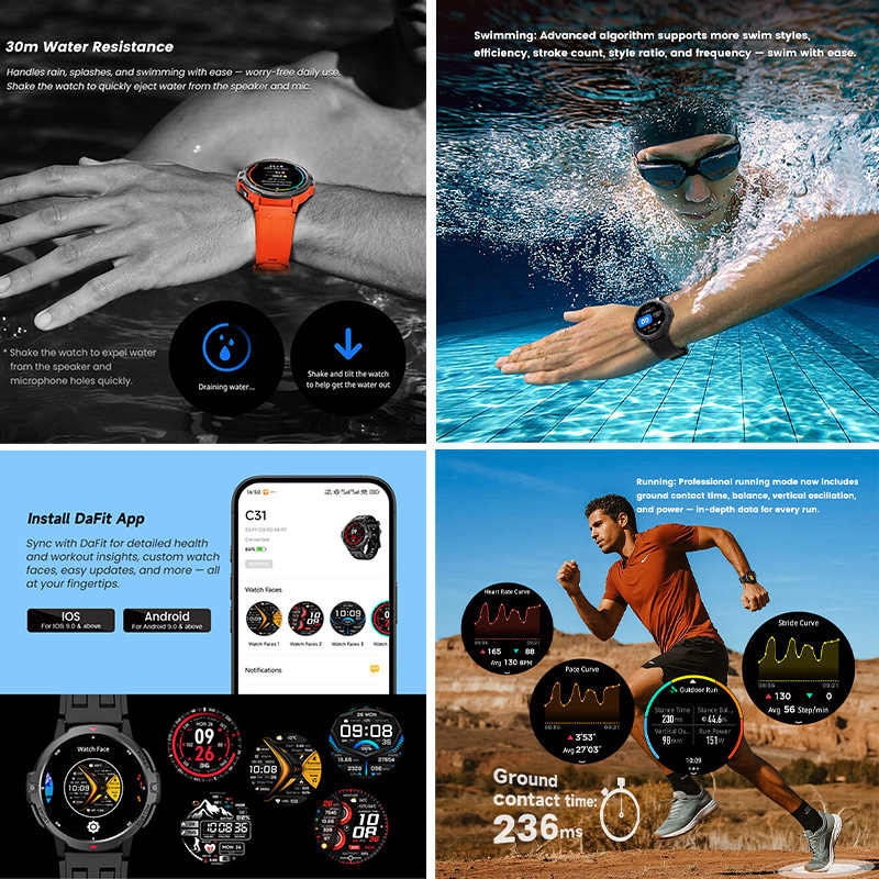 ساعة ذكية عسكرية جديدة بجيروسك - مراجعة Timex Watches Smartwatch وسعره