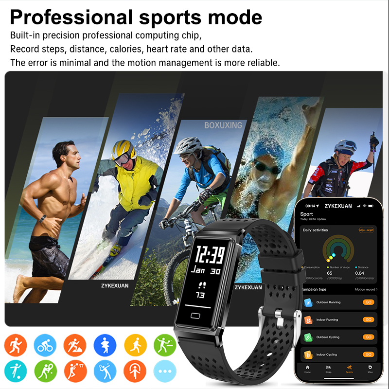 سوار ذكي جديد لتتبع اللياقة ال - مراجعة Smartwatch Health Watches For Women وسعره
