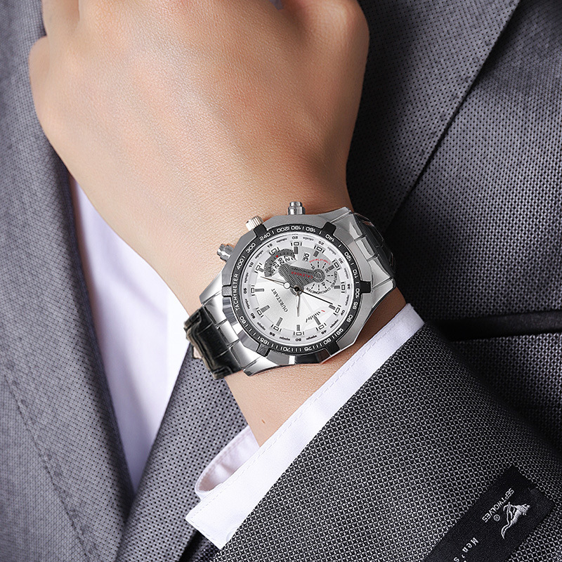 ساعات كوارتز رجالية مع تقويم،  - مراجعة Smartwatch Casual Watches For Men وسعره