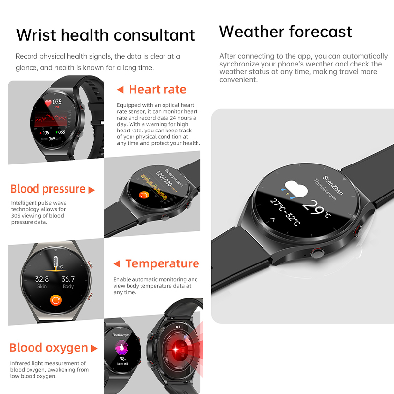 ساعة ذكية GEJIAN بشاشة HD مقاس - مراجعة Smartwatch Health Watches For Women وسعره