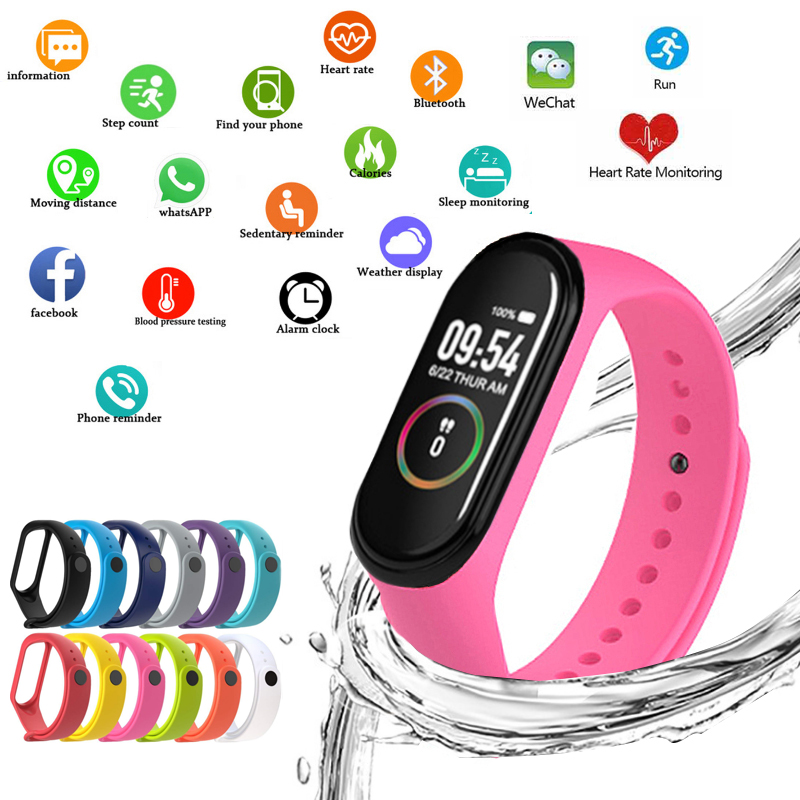 M4 الساعات الذكية الرياضة الأس - مراجعة Smartwatch Ladies Watches Branded وسعره