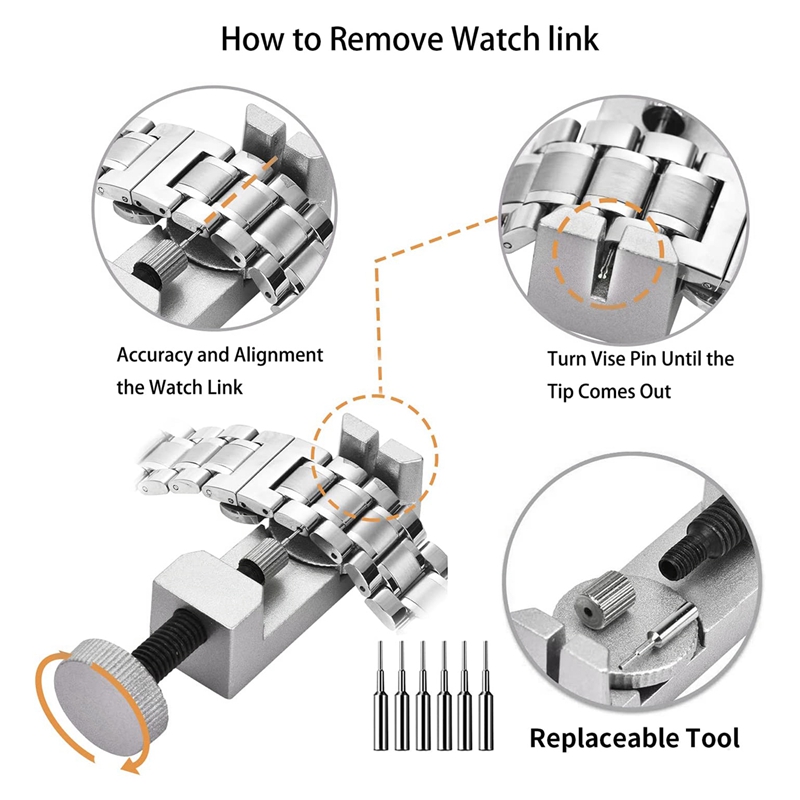 طقم إصلاح الساعات، أدوات إصلاح - مراجعة Watch Tool Repair Kit وسعره