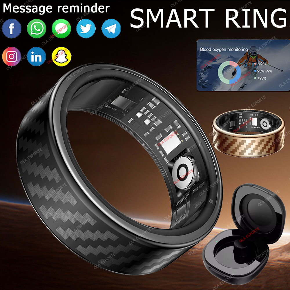أحدث خاتم ذكي للاتصال وإشعارات - مراجعة Smartwatch Health Watches For Men وسعره