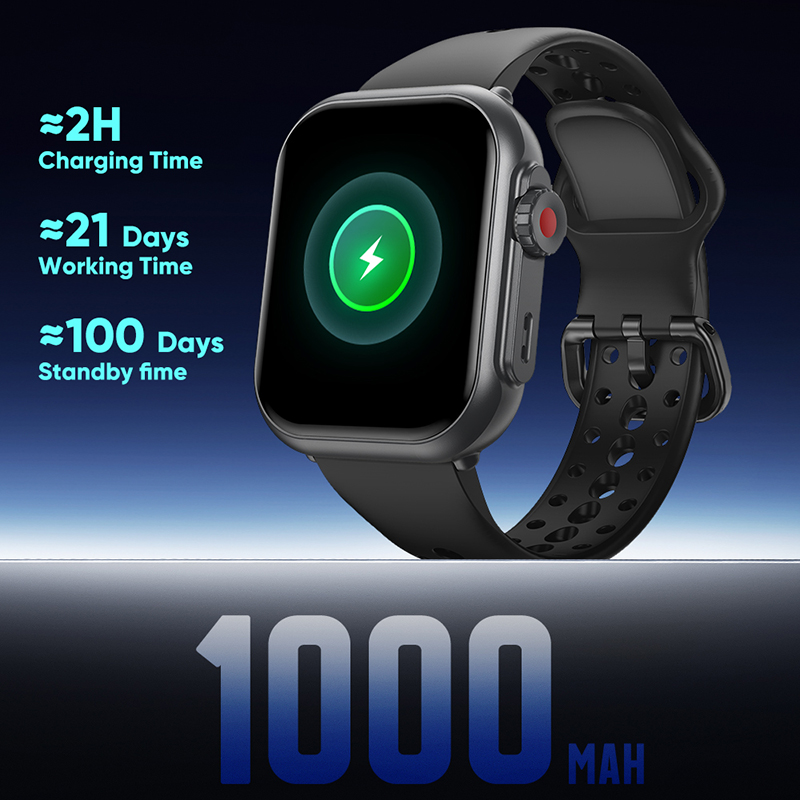 الترا K62 1000 mAh بطارية ساعة - مراجعة Heart Rate Gps Watch وسعره