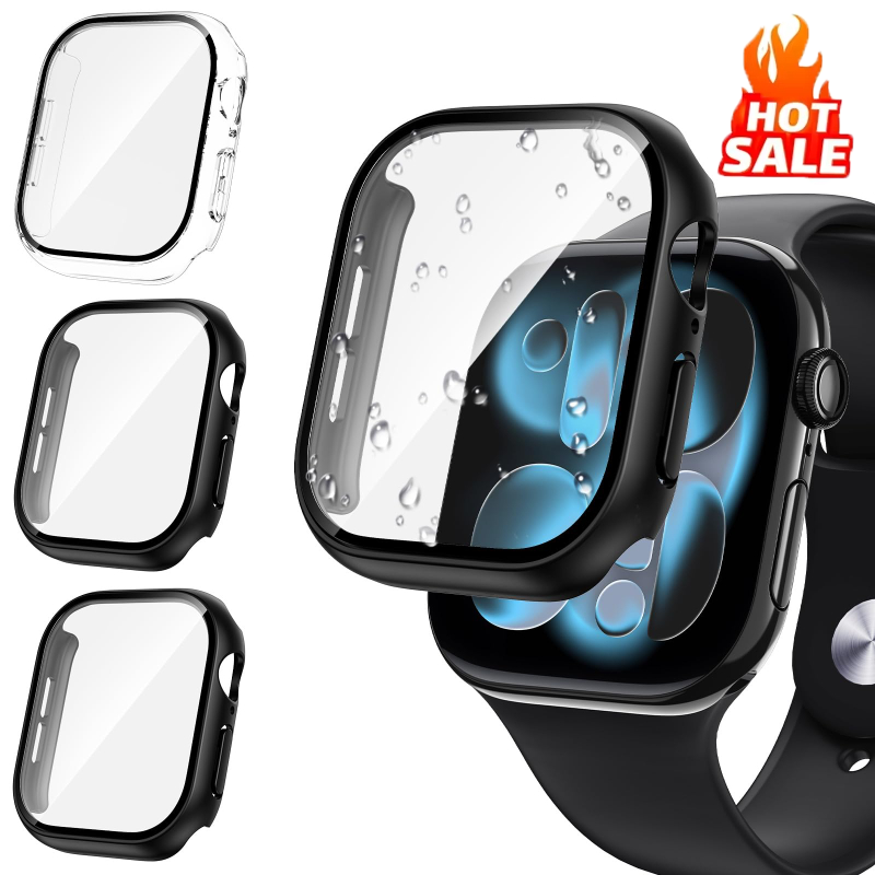 3 قطعة زجاج + غطاء لساعة أبل 4 - مراجعة Iwatch Smartwatch Series 7 وسعره