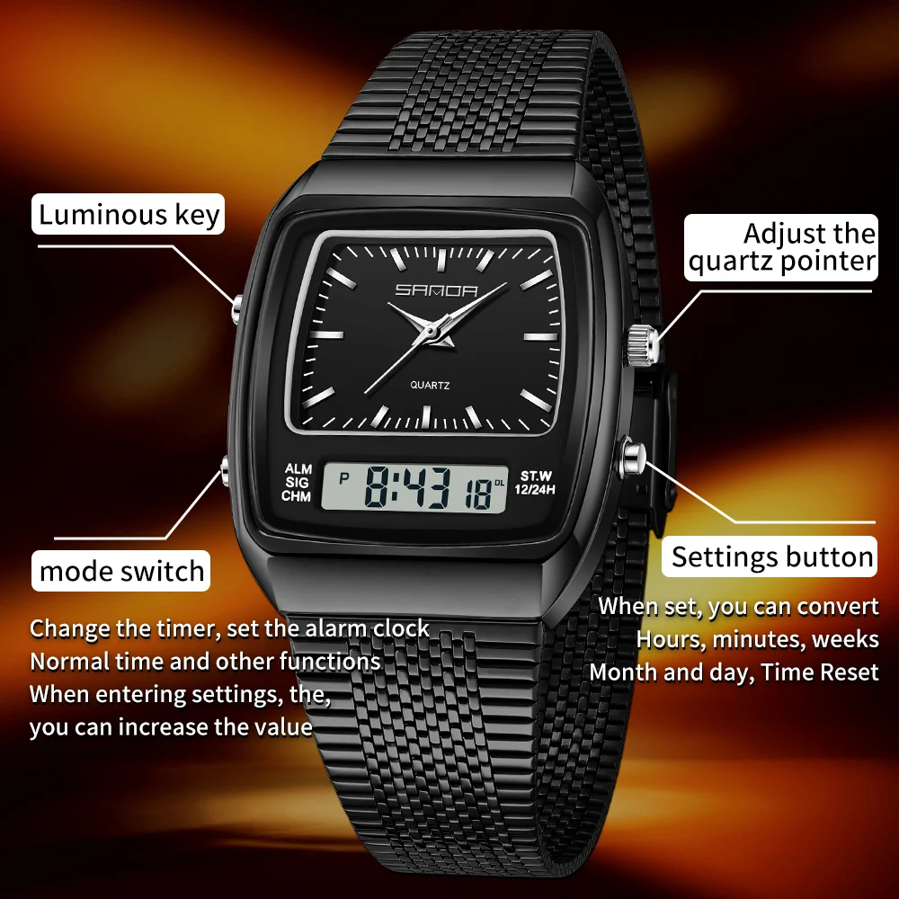 ساعات ساندا للرجال مقاومة للما - مراجعة Timex Watches Smartwatch وسعره