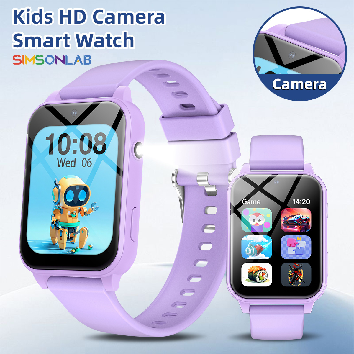 ساعة ذكية جديدة للأطفال لعام 2 - مراجعة Smartwatch Watches For Kid Boy With Alarm وسعره