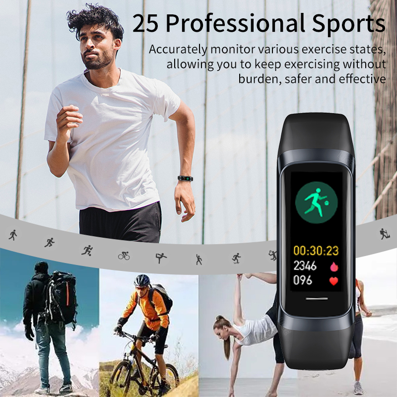 LIGE 1.1 بوصة Amoled مراقب معد - مراجعة Smartwatch Health Watches For Women وسعره