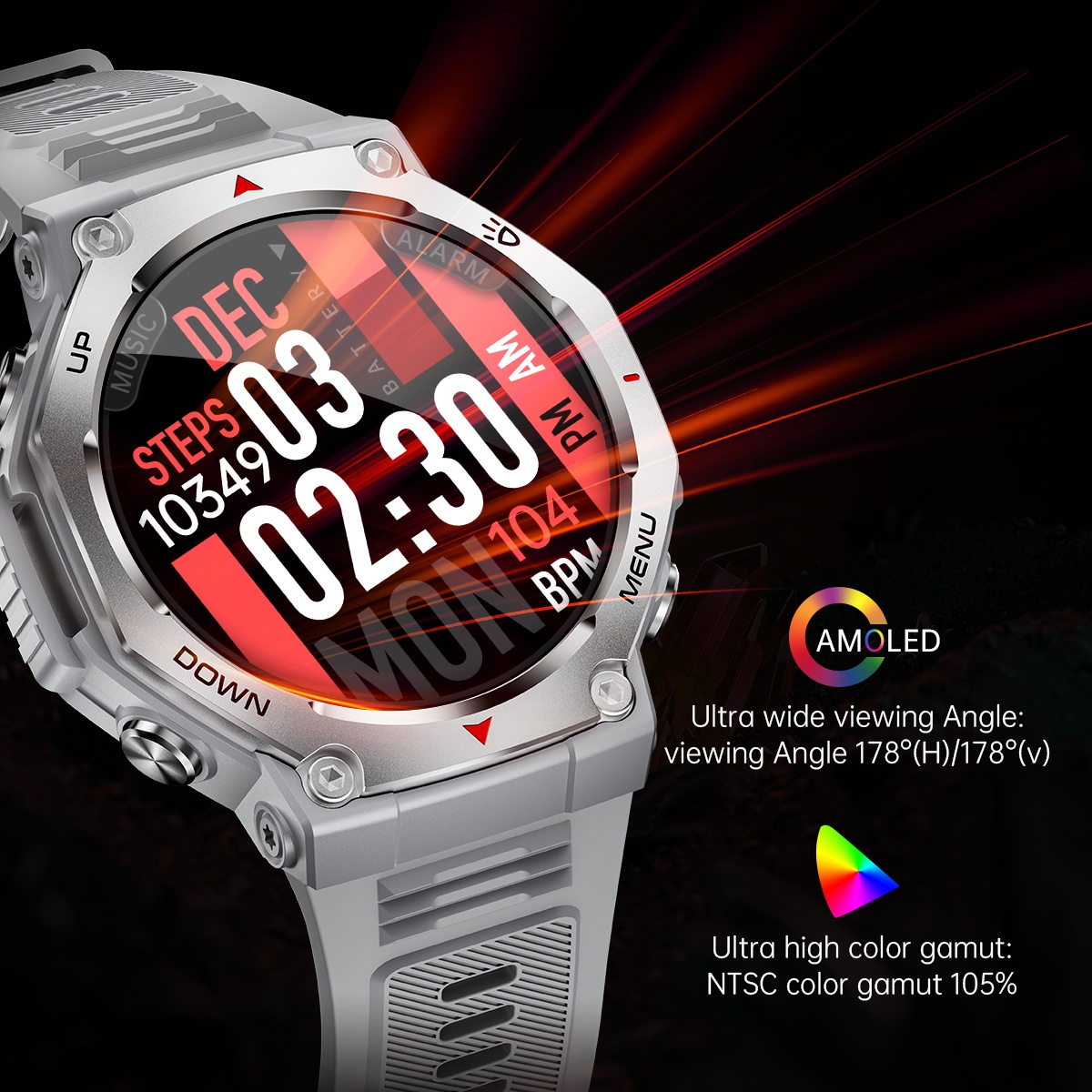 2025 جديد المهنية الرياضة ساعة - مراجعة Watch Vs Amazfit وسعره