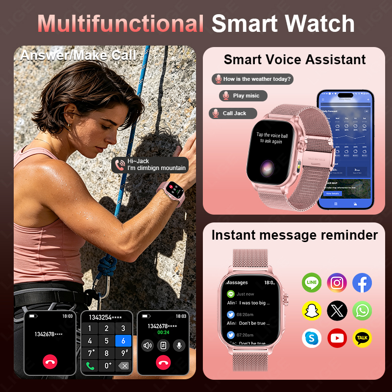 ساعة ذكية جديدة لعام 2026 ببطا - مراجعة Smartwatch Health Watches For Women وسعره