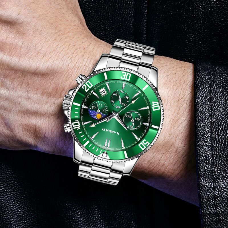ساعة يد رجالية فاخرة من X-GEAR - مراجعة Smartwatch Casual Watches For Men وسعره