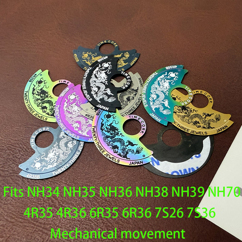 NH35 NH36 التنين الصيني التلقا - مراجعة Watch Movement Rotor وسعره