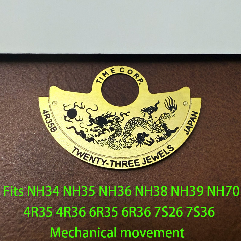 NH35 NH36 التنين الصيني التلقا - مراجعة Watch Movement Rotor وسعره
