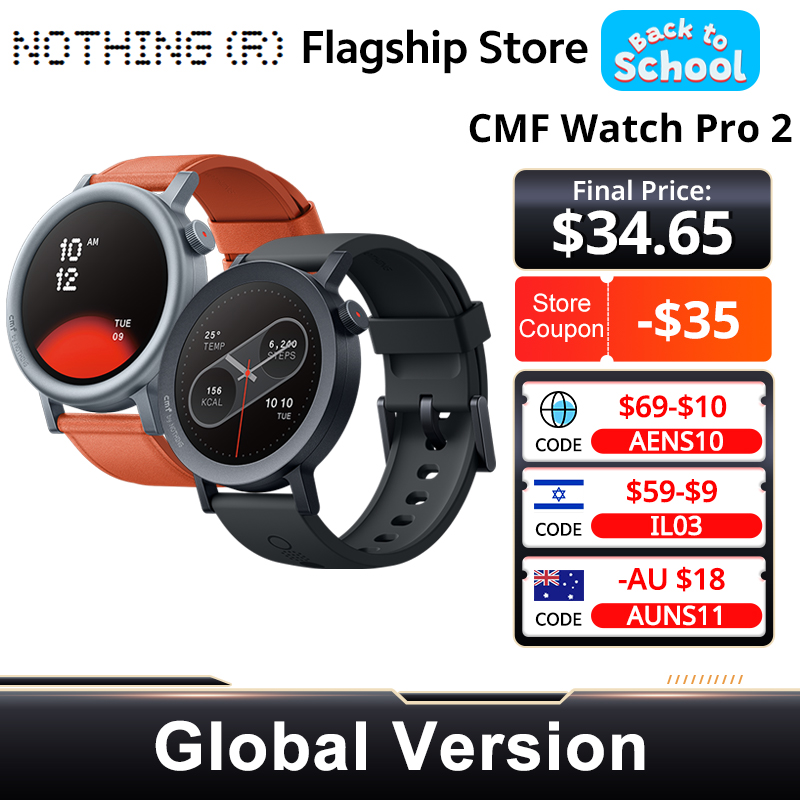 CMF بواسطة Nothing Watch Pro 2 - مراجعة Timex Watches Smartwatch وسعره