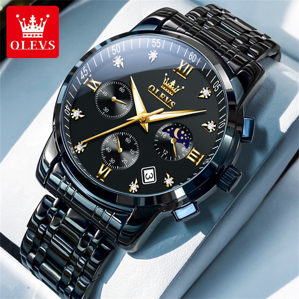 ساعات OLEVS الشهيرة للرجال من  - مراجعة Analog Quartz Watch وسعره