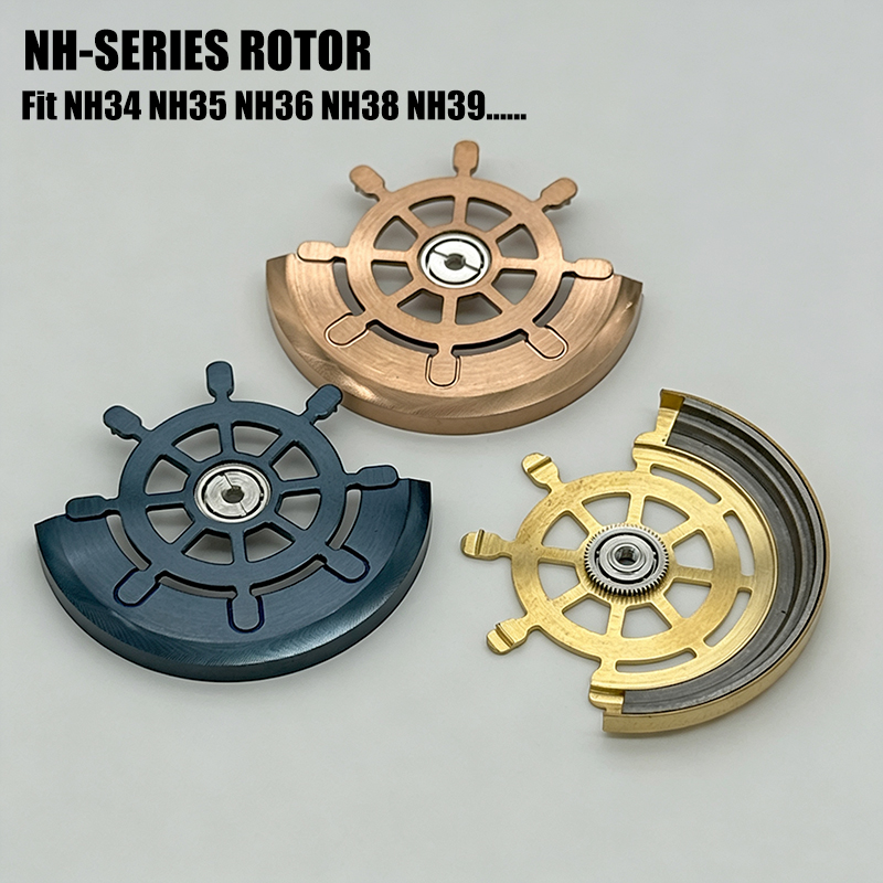 حركات ساعات NH35 NH36 ذات المط - مراجعة Watch Movement Rotor وسعره