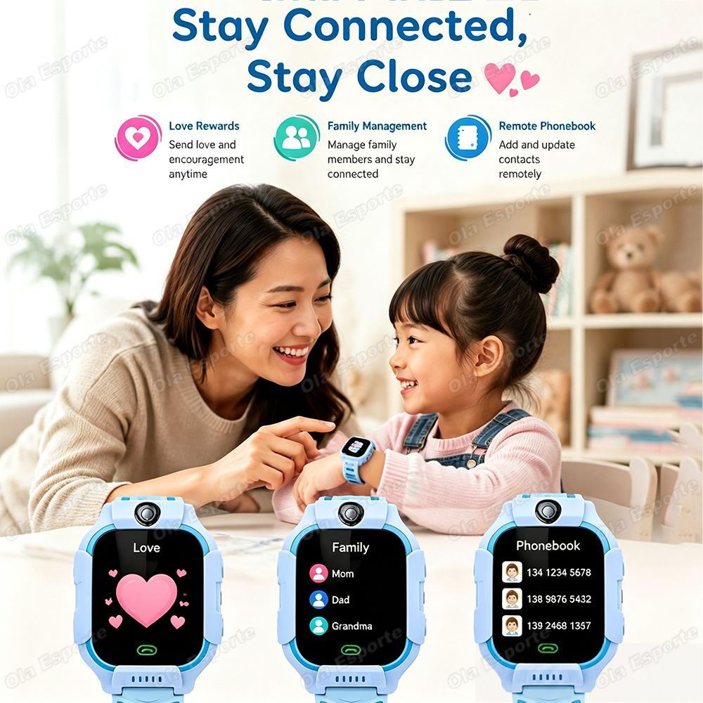 ساعة ذكية جديدة للأطفال 2027 ت - مراجعة Smartwatch Watches For Kid Boy With Alarm وسعره