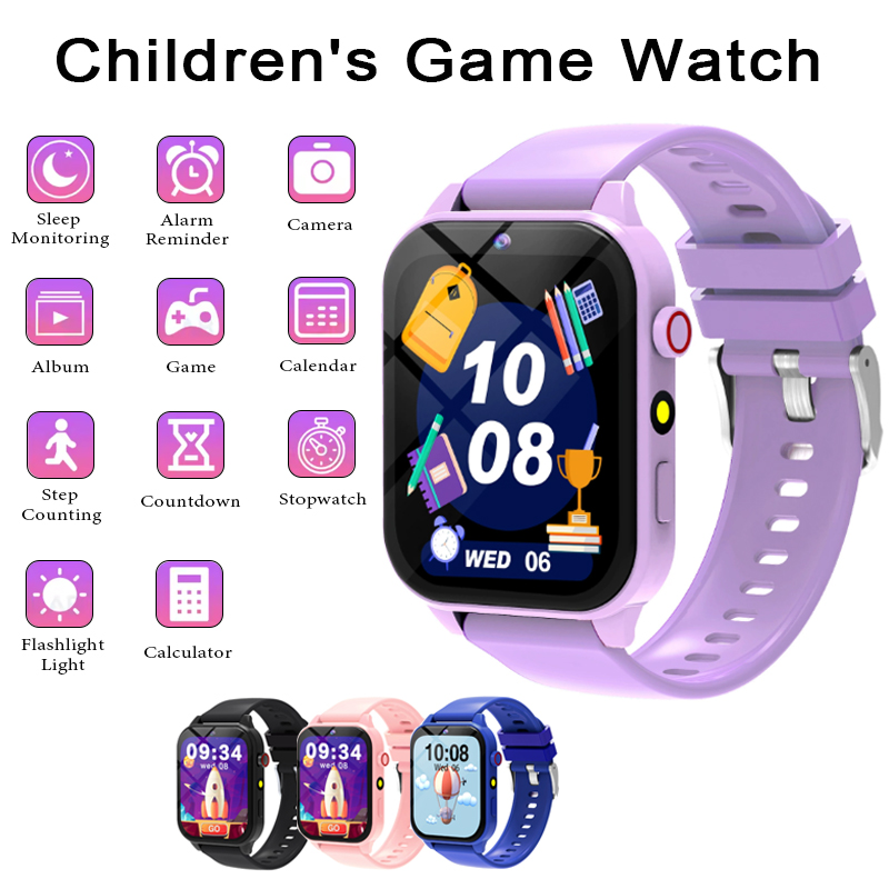 ساعة ذكية للألعاب، شاشة عرض 1. - مراجعة Smartwatch Watches For Kid Boy With Alarm وسعره