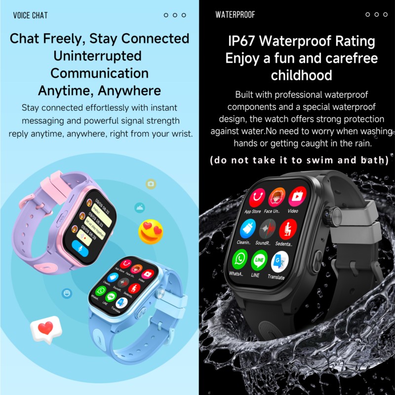 ساعة ذكية للأطفال مع تتبع GPS  - مراجعة Smartwatch Watches Gift For Boys With Gps وسعره