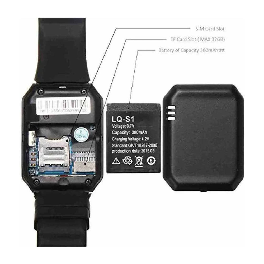 بطارية LQ-S1 LQS1 بسعة 380 ملل - مراجعة Watch V8 وسعره