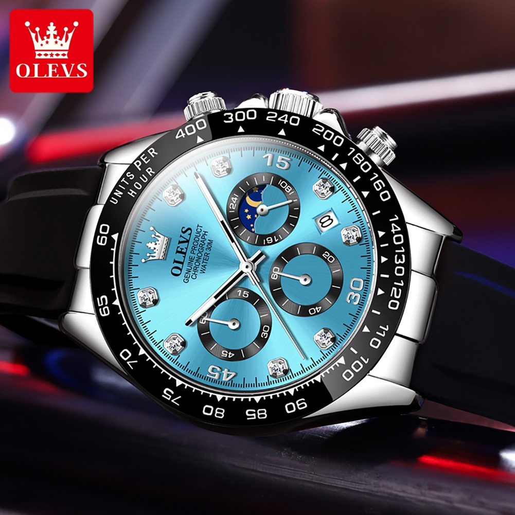 ساعة يد رجالية OLEVS 2875 أصلي - مراجعة Smartwatch Casual Watches For Men وسعره