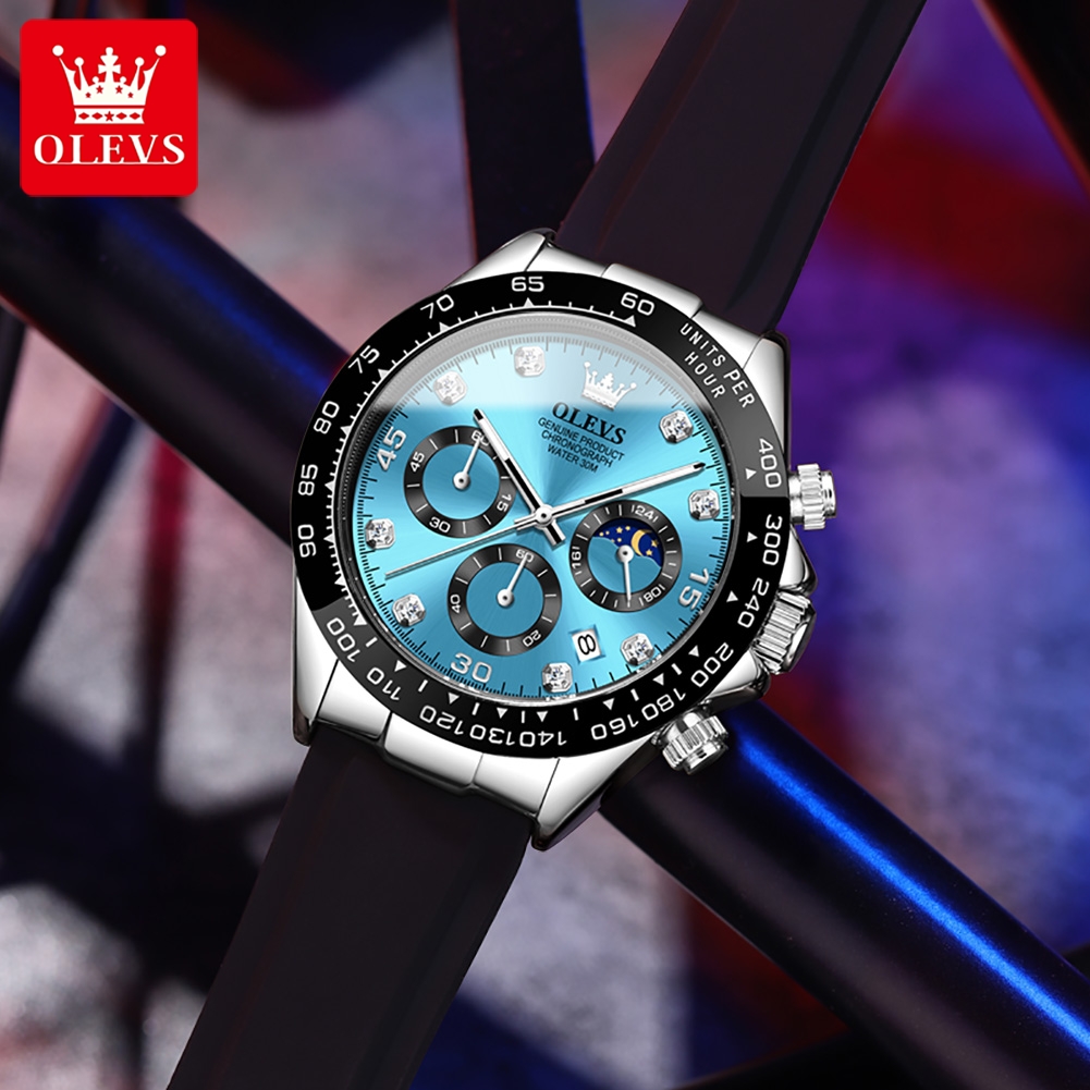 ساعة يد رجالية OLEVS 2875 أصلي - مراجعة Smartwatch Casual Watches For Men وسعره