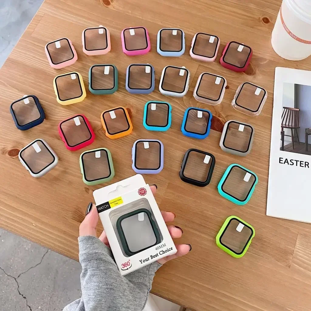 3 حزمة الزجاج + غطاء لساعة أبل - مراجعة Iwatch Smartwatch Series 7 وسعره