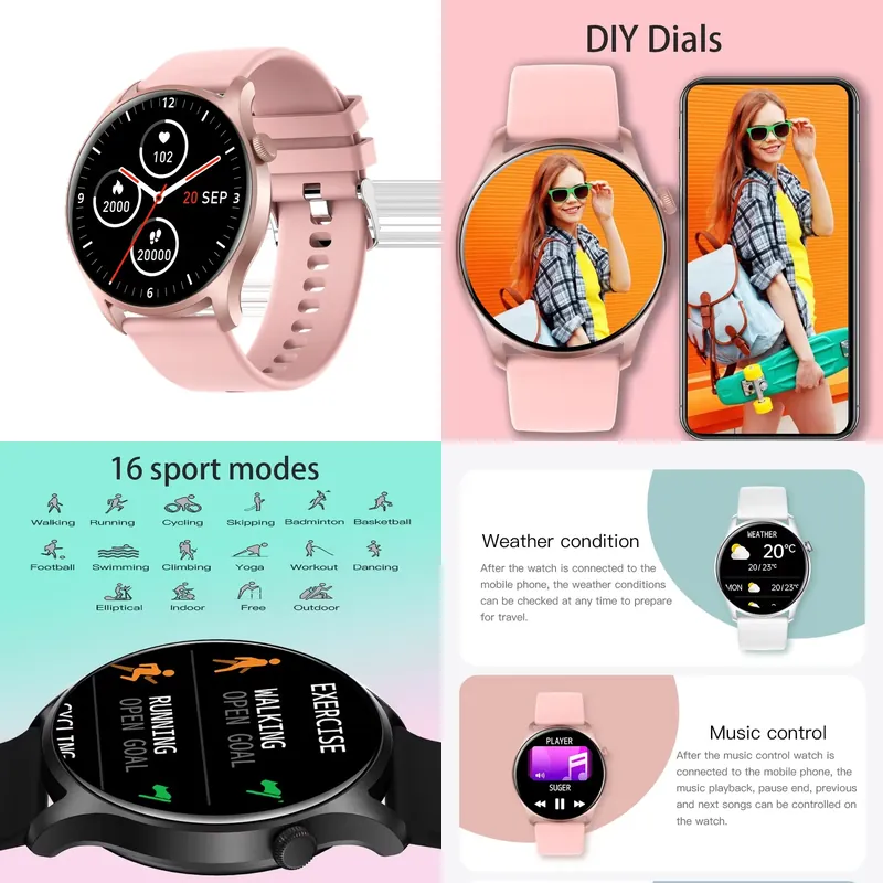 ساعة ذكية SENBONO MAX8 للرجال  - مراجعة Watch Smartwatch وسعره