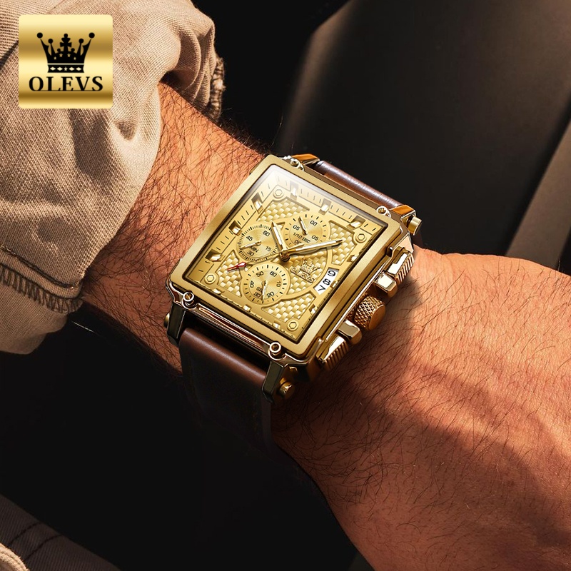 ساعات رجالية من ماركة OLEVS مق - مراجعة Analog Quartz Watch وسعره