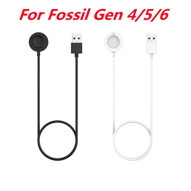 كابل شحن USB بطول 1 متر لساعة  - مراجعة Fossil Watches Smartwatch Gen 6 وسعره