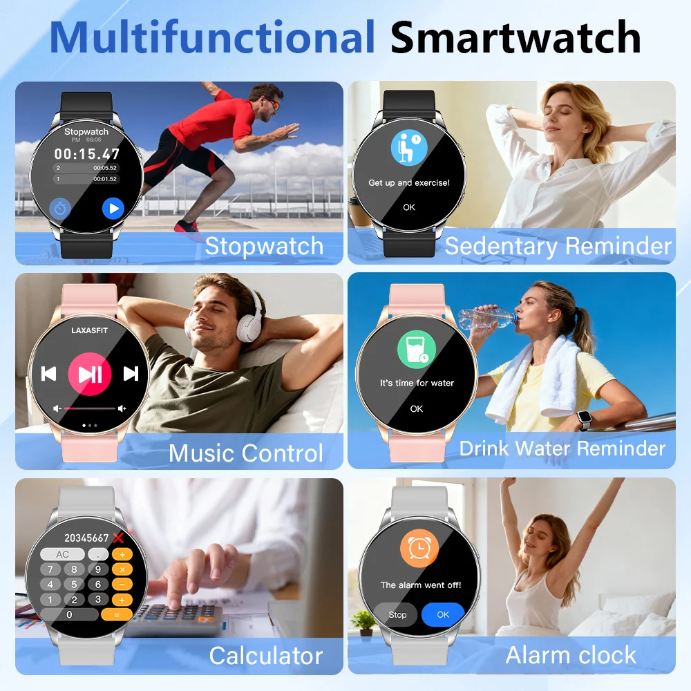 ساعة ذكية، شاشة لمس كاملة، حزا - مراجعة French Connection Watches Smartwatch App وسعره