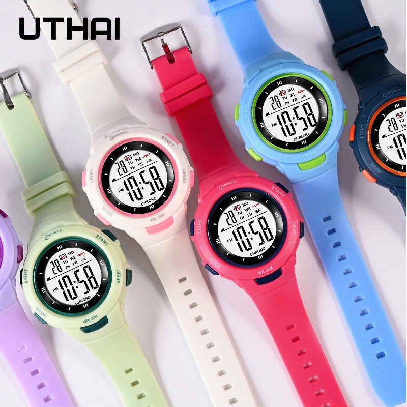 ساعات UTHAI للأطفال، ساعات ريا - مراجعة Smartwatch Watches For Kid Boy With Alarm وسعره
